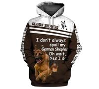 MaroYanYML Staffordshire Bull Terrier 3D Imprimé Sweat à Capuche Sweatshirt Unisexe à Pull-Over Funny Dog Streetwear