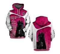 MaroYanYML Sweats à Capuche Chow Chow/Chihuahua/Labrador Imprimé Graphique 3D When I Saw You I Fell in Love Sweat à Capuche Animaux Sweatshirt à Poches pour Chiens Vêtements pour Hommes