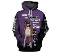 MaroYanYML That Can't Imagine Life Witnout Great Danes Sweats à Capuche imprimés en 3D Pull-Over Unisexe Sweat à Capuche drôle pour Chien Casual Street Tracksuit