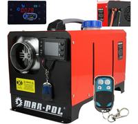 Marpol Chauffe-air Poêle | au Diesel Gasolé | 12V/230V | 12KW | Portable | Moniteur LCD avec Télécommande | pour Roulotte, Voiture, Garage, Magasins, Maisons