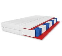 MARPUR Matelas à ressorts ensachés Lambada 7 zones 90 x 200 cm Dureté H3 Hauteur env. 15 cm Couleur : aloe vera Housse incluse