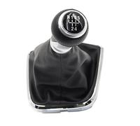 MARQI Voiture Pommeaux Leviers Vitesse 5/6 vitesses pour VW pour POLO 6R 2009 2010 2011 2012 2013 2014 levier levier vitesse voiture couvercle botte guêtre 6R0711456B(Couleur:R12345 type 5)
