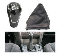 MARQI Voiture Pommeaux Leviers Vitesse 5 Vitesses Pour Hyundai Terracan 2001-2007 Boîte Vitesses Manuelle Pommeau Changement Vitesse Levier Démarrage Poignée Commutateur Cuir
