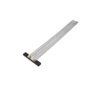 Marquage du Travail du Bois avec Jauge de Traçage de Règle de Trou en Acier Inoxydable de Type T - 400 Mm