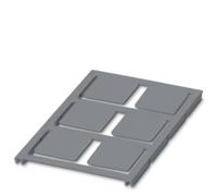 Marquage pour appareils Phoenix Contact UC-EMP (27X27) SR 0825453 Surface de marquage: 27 x 27 mm argent 10 Bogen