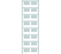 Marquage pour appareils Weidmüller CC 15/27 K MC NEUTR. SI 1876780000 Surface de marquage: 15 x 27 mm argent 80 pc(s)