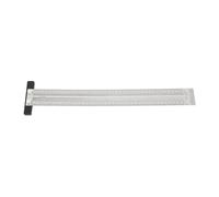 Marquage ultra précis Terre t Règle en acier inoxydable outil de séchronisation de travail du bois de haute précision Dispositif de mesure pour les concepteurs artistes artistes (400 mm)