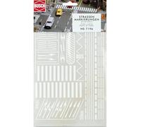 Marquages de route Busch 7196 H0 1 set