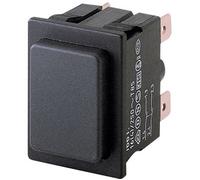 Marquardt 1661.0201 1661.0201 Interrupteur à pression 250 V/AC 16 A 2 x Off/On à accrochage (L x l) 25 mm x 33 mm IP40