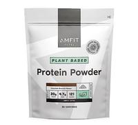 Marque Amazon - Amfit Nutrition Poudre protéinée à base de plantes, brownie au chocolat, 900g