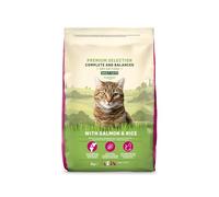 Marque Amazon - Lifelong - Complete Croquettes Complètes Pour Chats Adultes, Saumon & riz, 3kg (lot de 1)