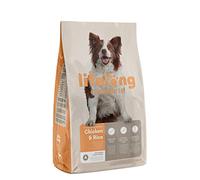 Marque Amazon - Lifelong - Complete Croquettes complètes pour chiens adultes, riche en poulet et riz, 1 x 15 kg