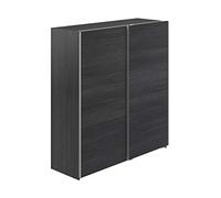 Marque Amazon - Movian - Armoire 2 portes coulissantes Kolva Modern, 61 x 180 x 197, Gris