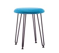 Marque Amazon - Movian Romade Thin - Tabouret, bleu lac