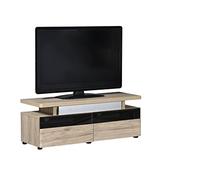 Marque Amazon - Movian Spey - Meuble TV pour télévisions de 55 pouces maximum, 120 x 42 x 45 cm, Finition chêne Sanremo
