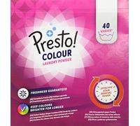 Marque Amazon - Presto! Detersivo in polvere per capi colorati, 40 Lavages, lot de 1