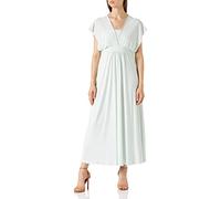 Marque Amazon - TRUTH & FABLE Robe Longue Trapèze Femme, Vert (Celadon Green), 36, Label:XS