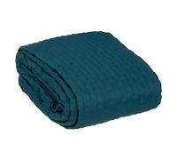 marque Atmosphera, créateur d'intérieur Dessus de lit 240x260 Kalia Bleu + 2 taies