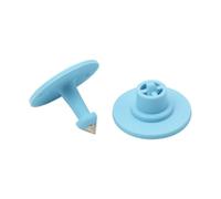 Marque auriculaire en plastique pour bétail Étiquettes d'oreille sans mots d'identification du bétail, Copr for porcelets, moutons, chevaux, paquet de 20 multicolores