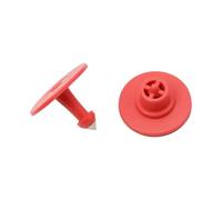 Marque auriculaire en plastique pour bétail Étiquettes d'oreille sans mots d'identification du bétail, Copr for porcelets, moutons, chevaux, paquet de 20 multicolores