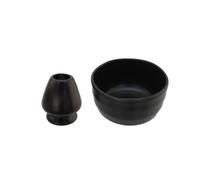 Marque BambooMN - Ensemble en c ramique Matcha - Bol Matcha et support fouet - 1 ensemble noir