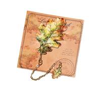 Marque de livre à breloques végétales pratiques mais décoratives, outil de marquage de Page en métal de chinois, séparateur intérieur de livre, séparateur élégant