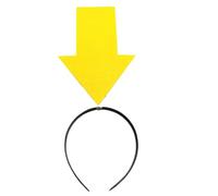 Marque d'exclamation bandeau, couvre-chefs d'Halloween | Exclamation Mark Arrowhead Hairband - Accessoires de cheveux pour la nouveauté pour les produits de fête d'accessoires de photomatons