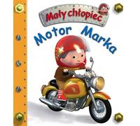 Marque du moteur. Petit garçon