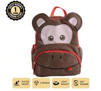 Marque européenne, conception française. Sac à dos pour enfants en forme d'animal mignon en polyester 600D Oxford , style scolaire. Garantie 1 an, indispensable pour les voyages et les vacances. Décor