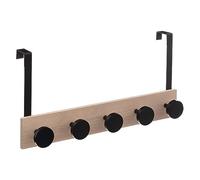 marque Five Simply smart Patère de Porte Bois 5 têtes Noir