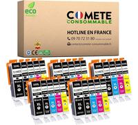 Marque française-33XL-25 Cartouches d'encre Compatibles avec Epson 33 XL Orange-pour Epson Expression Premium XP-7100 XP-540 XP-530 XP-830 XP-900 XP-640 XP-630 (Noir et Couleur)
