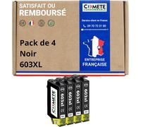 Marque française - 603XL - 8 Cartouches d'encre Compatibles avec Epson 603 XL Etoile de Mer pour Epson Expression Home XP 2100 XP 2105 Workforce WF-2810 WF-2830 (2 Noir et 6 Couleur)