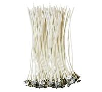 ✮Marque Française✮-Mèche Bougie-✮✮Garantie A Vie✮✮-Mèche pour Bougie 20 CM|Lot de 50 PCS| Meche Bougie Naturelle Coton 100% écologique-✮Guide de Fabrication de Bougie parfumée