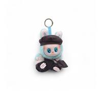 MARQUE KIKOUCAT 1 LABUBU MONSTERS PETIT BERGER PORTE CLÉS 3D peluche, kawaii Cadeau de collection + HABIT et accessoire INCLUS
