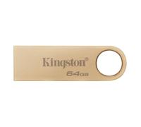 Marque Kingston Modèle DTSE9G3/64 Go Capacité - 64 Go Caractéristiques - Vitesse USB 3.2 Gen 1 : 220 Mo/s en lecture 100 Mo/s en
