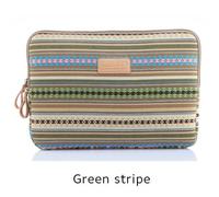 Marque Lisen Sac D'ordinateur Portable Homme Dame Sleeve Housse Pour MacBook Air Pro M1 Ordinateur Portable Pour Ipad 9.7,Dropship - For Pour MacBook M1 13 - Rayure verte