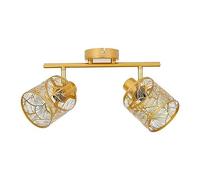 marque Ostaria Applique 2 Spots orientables Calathéa doré
