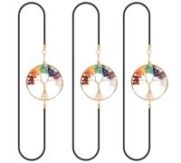 Marque Page 3 Pièces Marque Page Personnalisé Orné de L'Arbre de Vie est Idéal Comme Cadeau pour Les Étudiants, Les Enseignants, pour une Remise de Diplômes, pour la Fête des Mères ou pour Noël