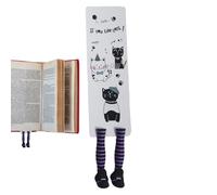 Marque-page 3D en forme de sorcière, talons hauts, fait à la main, support de page amusant pour les lecteurs, cadeau créatif pour les de livres et les amateurs de littérature