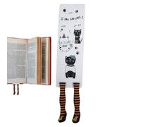 Marque-page 3D en forme de sorcière, talons hauts, fait à la main, support de page amusant pour les lecteurs, cadeau créatif pour les de livres et les amateurs de littérature