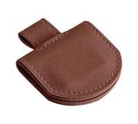 Marque-page à clip magnétique - Porte-stylo en cuir pour écrivains et étudiants, style accessoire de lecture multi-usage, dimensionnement de 2,17 x 1,77 pouces + magnétique sécurisé, composant e