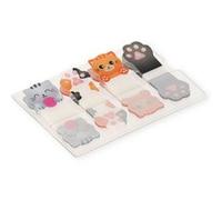 Legami – Marque-pages adhésifs Keep in Mind – 80 (20×4), inscriptibles, thème Kitty 7×5,5 cm