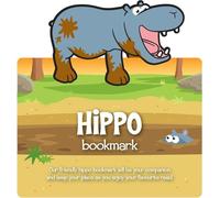 Marque-page animaux - Hippo - Hippopotame