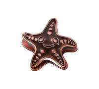 Marque-page artistique en alliage avec coquillage antique de 2,4 m, poisson et étoile de mer, parfait pour les cahiers, outil d'écriture créatif