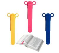 Marque-page automatique - Lot de 3 pinces à livres éléphant | Cliquez ici pour afficher la vue complète | Marque-page pour lire | Joli marque-page décoratif pour les lecteurs, les enregistrements