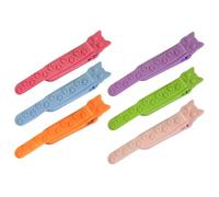 Marque-page automatique, marque-page en silicone - Cat Paw Book Marker pour la lecture, 6 accessoires de lecture en silicone Signaux de page mignons, signets réutilisables pour les amateurs de livres