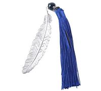 Marque-page avec plume et pompon - Coffret cadeau - Cadeau idéal pour la lecture - Cadeau idéal pour étudiant