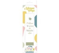 SUD TRADING COMPANY Marque-page modèle Meilleure Atsem - 16 x 4 cm - Papier cartonné - 1 pièce - Couronne