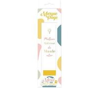 marque-page carton maîtresse 16x4cm blanc - sud trading cd7814v01 Blanc G