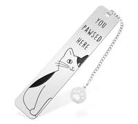 Marque-Page Chat, Cadeaux pour Amoureux des Chats pour Femmes et Hommes Cadeau Marque-Page pour les Amoureux des Livres de Saint-Valentin pour les Collègues les Amis le Club de Lecture